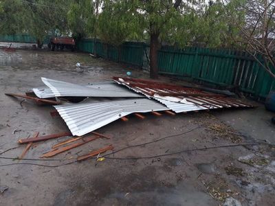 Temporal azotó Bahía Negra