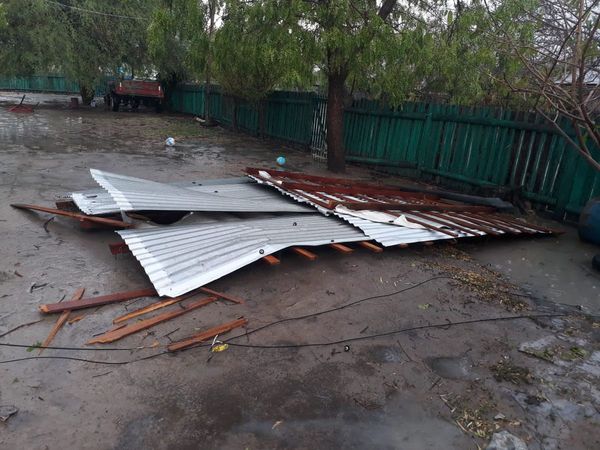 Temporal azotó Bahía Negra