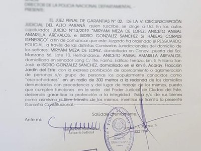 Juez prohibió escrache a tribunal acusado de liberar a abusador