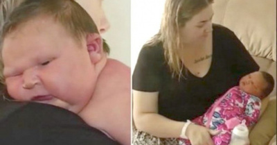 Doña dio a luz a bebé “luchadora de sumo”
