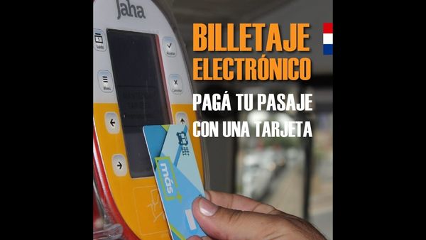 Boleto electrónico: Hay unos 10.000 puestos de venta