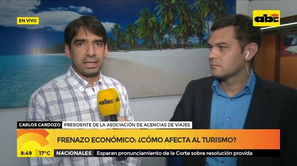 Frenazo económico: ¿Cómo afecta al turismo? - ABC Noticias - ABC Color