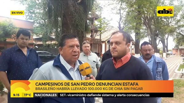 Campesinos de San Pedro denuncian estafa de brasileño - ABC Noticias - ABC Color