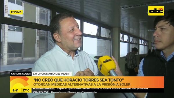 Otorgan medidas alternativas a la prisión a Soler - ABC Noticias - ABC Color