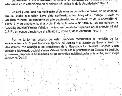 Auditoría de la Corte recomienda remitir al JEM a jueza que había ordenando captura de Belén Whittingslow