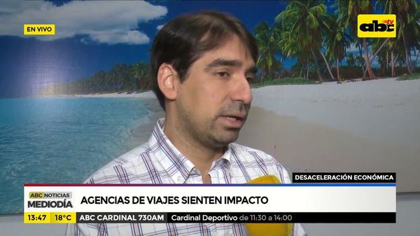 Agencias de viajes sienten impacto de la desaceleración económica - ABC Noticias - ABC Color