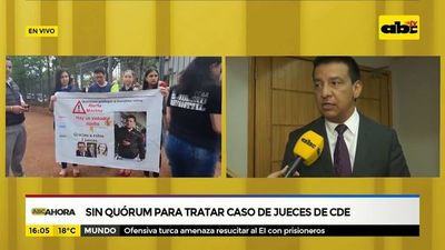 Sin quórum para tratar caso de jueces de CDE - ABC Noticias - ABC Color