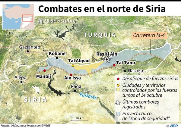 Rusia advierte a Turquía sobre su ofensiva contra kurdos en Siria - Internacionales - ABC Color