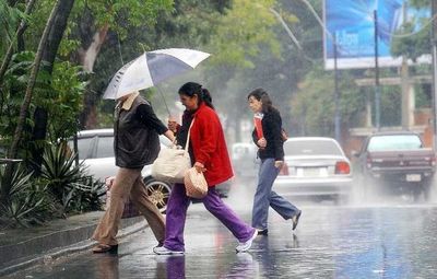 Pronostican una jornada lluviosa e inestable, con tiempo cálido - Nacionales - ABC Color