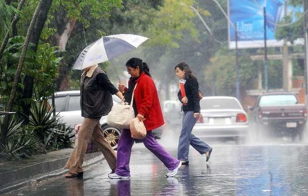 Pronostican una jornada lluviosa e inestable, con tiempo cálido - Nacionales - ABC Color