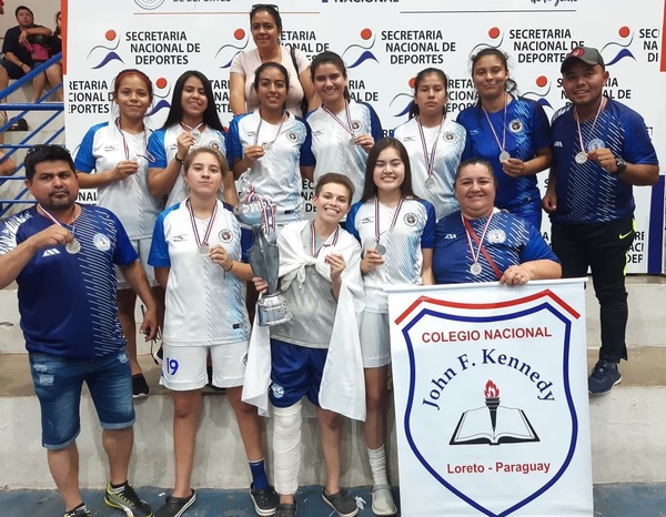 John F. Kennedy de Loreto es vicecampeón nacional en fútsal femenino