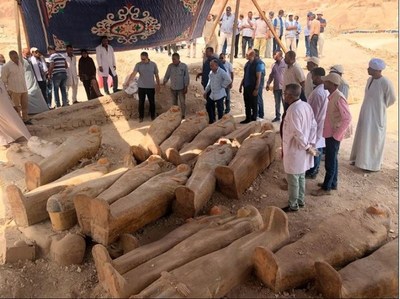 “El mayor descubrimiento en años”: hallaron 20 féretros de madera en Egipto y están en perfecto estado - ADN Paraguayo