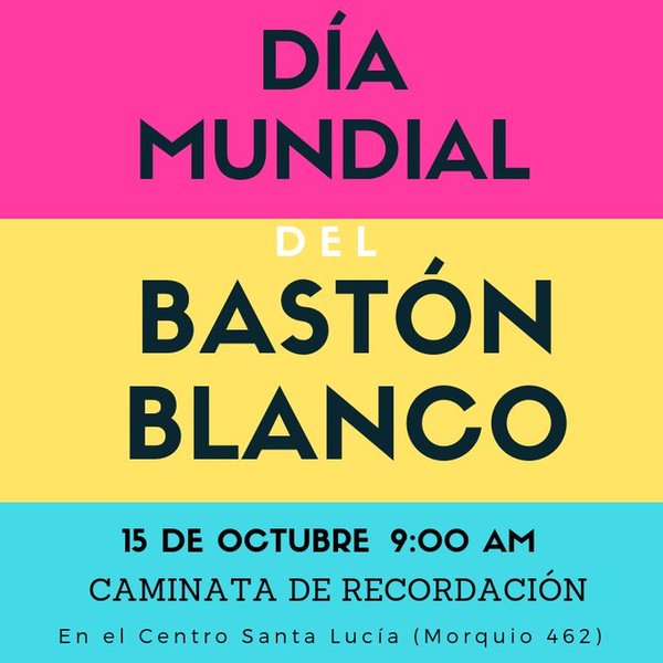 Organizan caminata por el "Día Mundial del bastón blanco" - Informate Paraguay