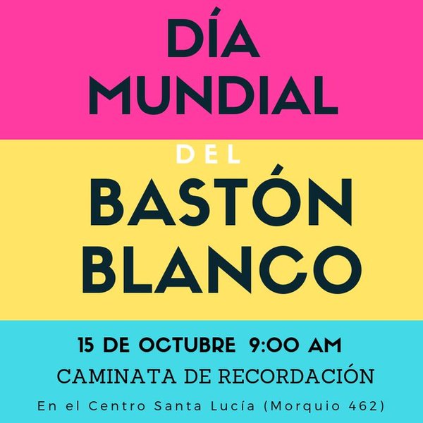 Organizan caminata por el "Día Mundial del bastón blanco" - Informate Paraguay