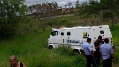 Transportadores de caudales fueron asaltados esta tarde
