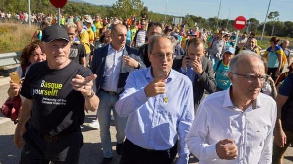 Pedro Sánchez no descarta “ningún escenario” y arrancan las “Marchas por la libertad” en Cataluña | .::Agencia IP::.