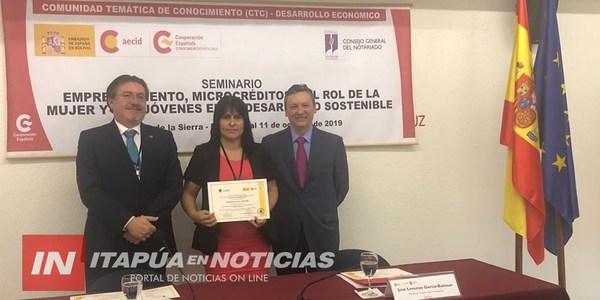 PROFESIONAL ITAPUENSE REPRESENTÓ AL PAÍS EN SEMINARIO INTERNACIONAL