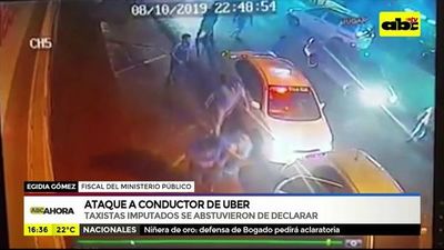 Ataque a conductor de Uber: Taxistas imputados se abstuvieron de declarar - ABC Noticias - ABC Color