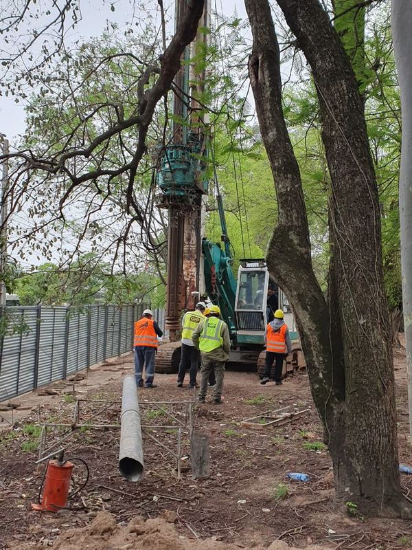 Comenzó la construcción de los pilotes del viaducto de 1.340 metros - Nacionales - ABC Color