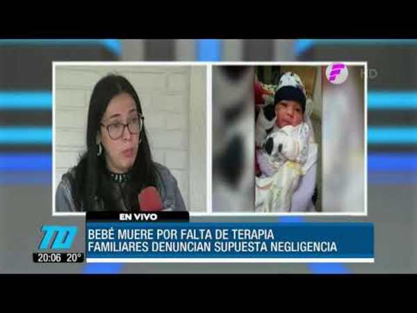 Recién nacido murió por falta de terapia