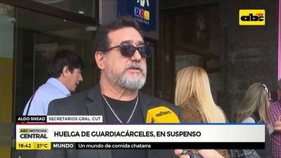 Huelga de guardiacárceles, en suspenso - ABC Noticias - ABC Color