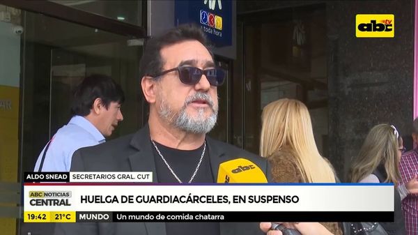 Huelga de guardiacárceles, en suspenso - ABC Noticias - ABC Color