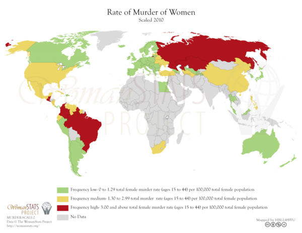 La discriminación que sufre la mujer en el mundo expresada en mapas