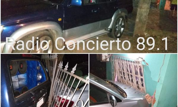 Confundió el cambio y atropelló vivienda