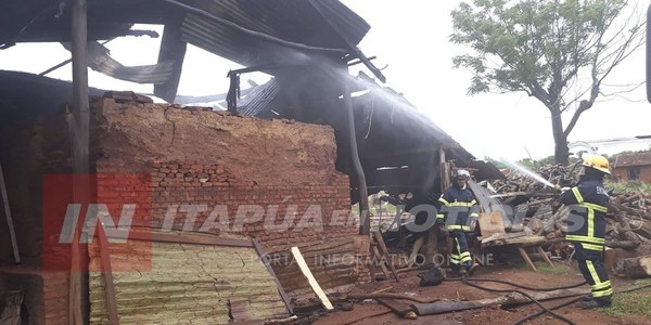 PRINCIPIO DE INCENDIO EN UNA OLERÍA DEL BARRIO SAN PEDRO DE ENCARNACIÓN