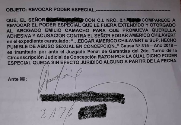 Camacho queda sin poder en caso Chilavert | Radio Regional 660 AM