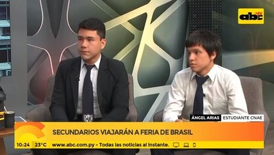 Secundarios viajarán a feria de Brasil - ABC Noticias - ABC Color
