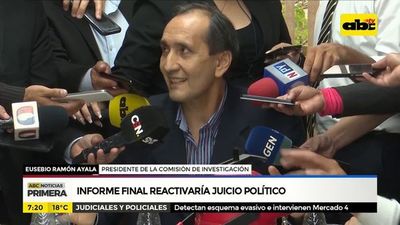 Informe del CBI reactivaría juicio político - ABC Noticias - ABC Color