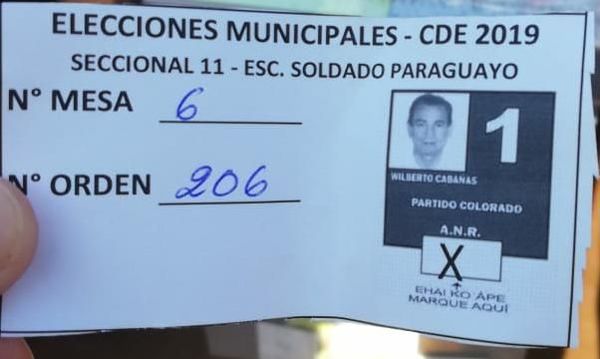 ANR distribuye planillas para control de votos