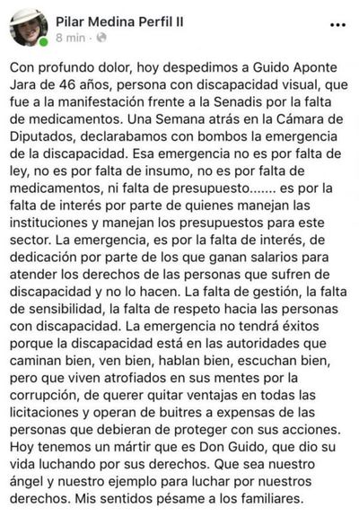 Diputada cuestiona desinterés estatal hacia personas con discapacidad