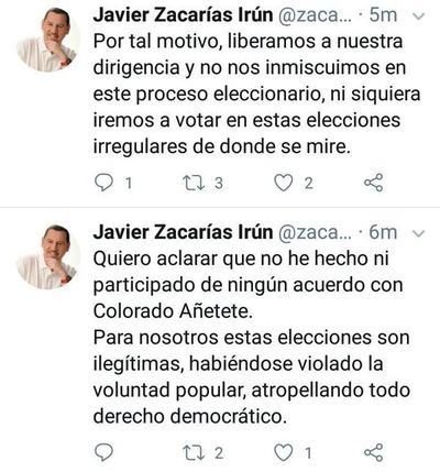Elecciones en CDE son irregulares afirma Senador