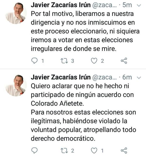 Elecciones en CDE son irregulares afirma Senador