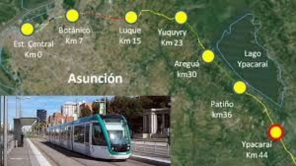 Avanza proyectos de tren de cercanía Asunción Ypacarai