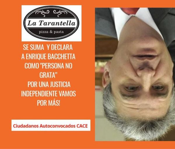 Restaurante declara persona no grata a Enrique Bacchetta