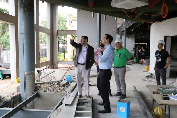 Apuril constató obras en zona siniestrada del Congreso