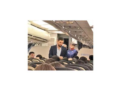 Joselo Rodríguez fue escrachado en un avión