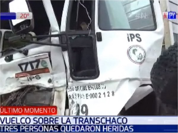 Hijo de diputado es víctima de violento accidente sobre la Transchaco