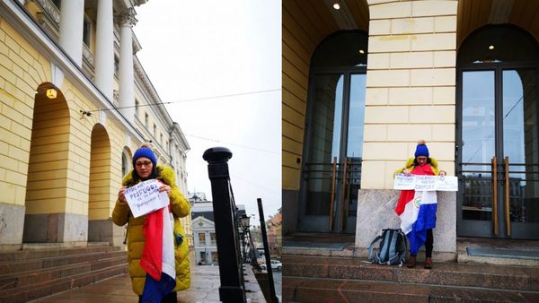 Protesta llega hasta Finlandia