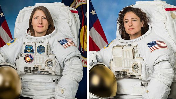 Dos mujeres realizan por primera vez una caminata espacial juntas