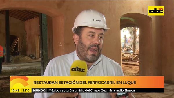 Restauran estación del ferrocarril en Luque - ABC Noticias - ABC Color