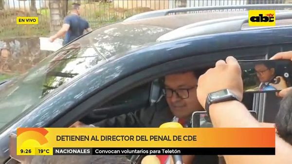 Detienen al director del penal de CDE - ABC Noticias - ABC Color