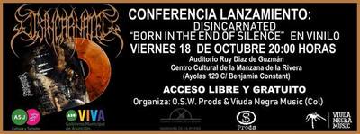 Disincarnated publica material discográfico luego de veinticuatro años de grabación - .::RADIO NACIONAL::.