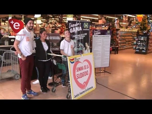 COLECTAN ALIMENTOS EN MARCO A LA CAMPAÑA ''SEMANA DE LA SOLIDARIDAD''