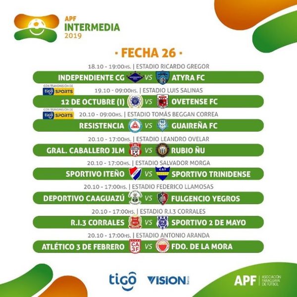 Intermedia comienza a jugarse desde hoy - ADN Paraguayo