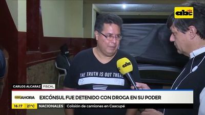 Excónsul fue detenido con droga en su poder - ABC Noticias - ABC Color