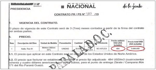 Samudio hizo una compra de “oportunidad” que le sale US$ 270 mil más caro a Petropar